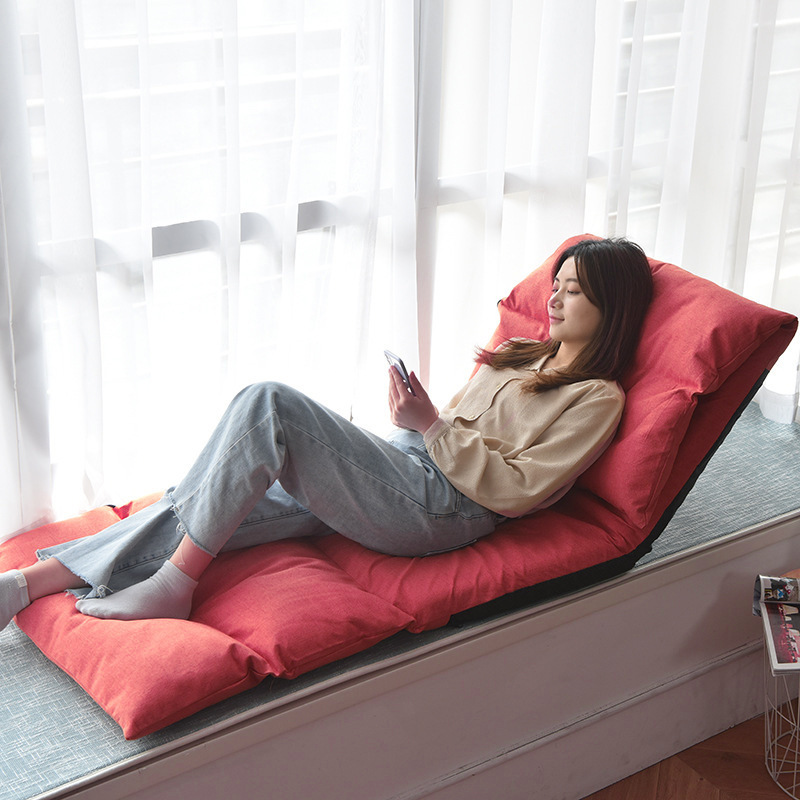 Bean bag lazy sofa tatami foldable removable and washable leisure breastfeeding bay window backrest floor lounge chair