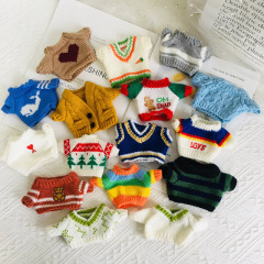 Hot selling 23cm repair dog leader dog doll sweater collection clothing accessories Christmas suit clothes