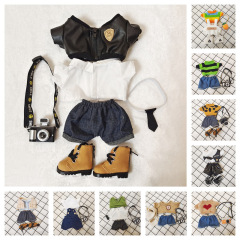 20cm cotton doll clothing accessories collection head dog medium size clothes sweater overalls accessories handmade baby clothes