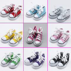 7.5cm doll canvas shoes 60cm BJD SD doll shoes 16 inches EXO salon doll shoes