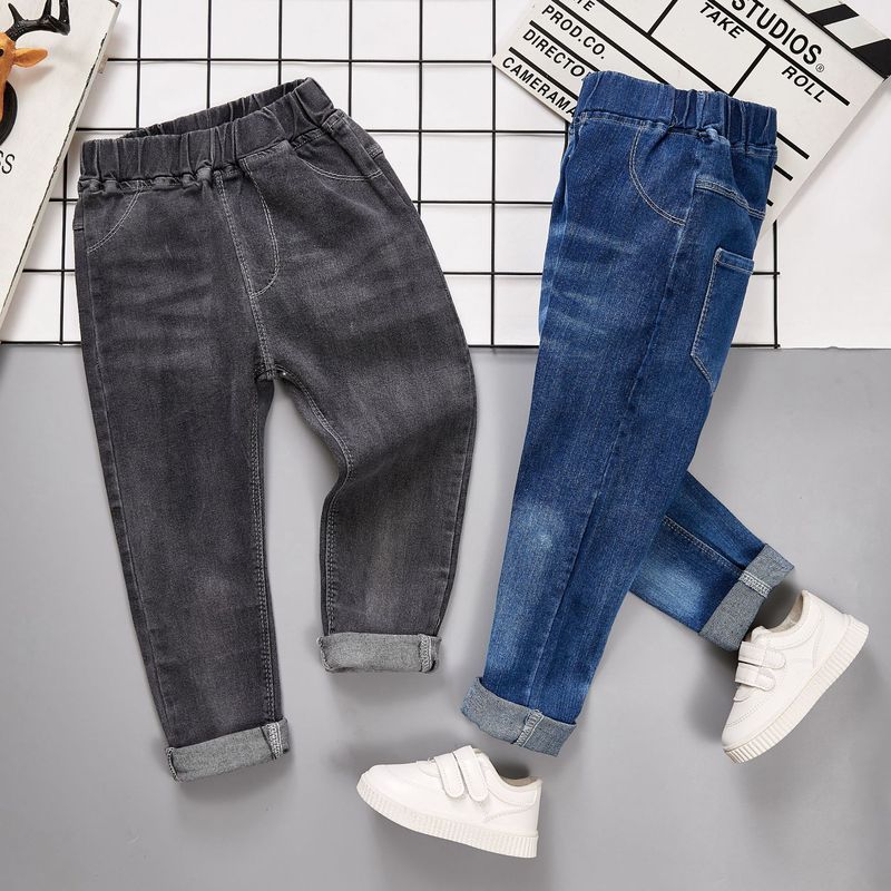 Children's clothing, girls' jeans, spring and autumn style, casual pants for small children, babies and little girls wholesale