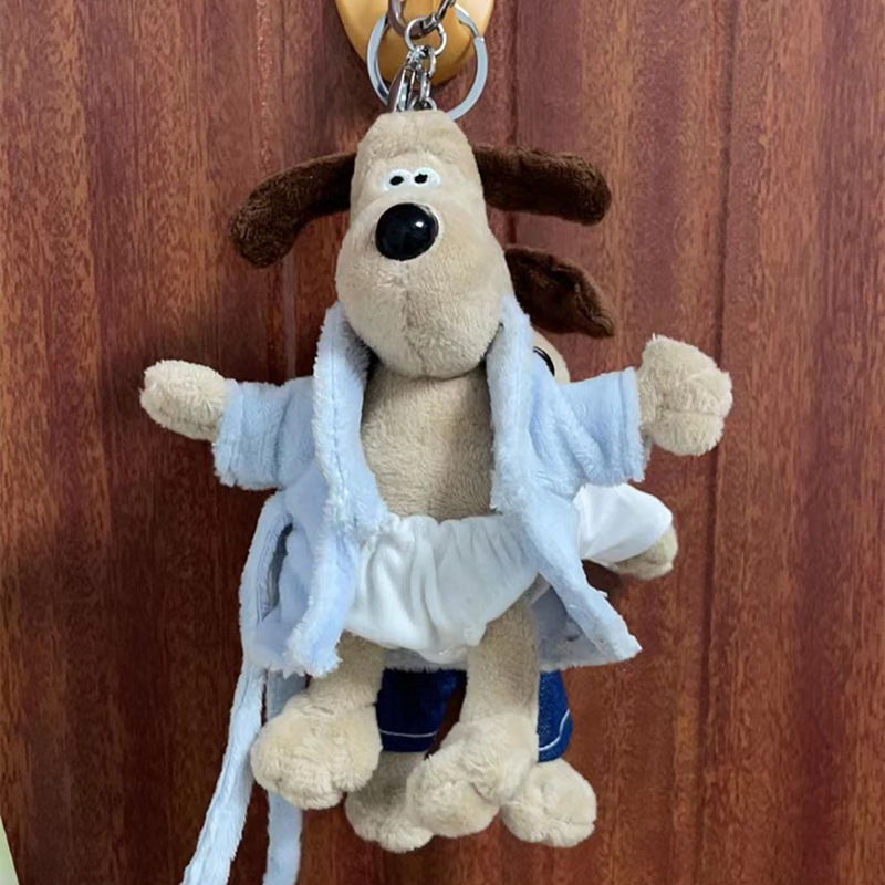 Hot Selling Little Red Book 14cm Leader Doll Dog Pendant Plush Doll Ugly Cute Dog Repairing Holiday Gift Wholesale