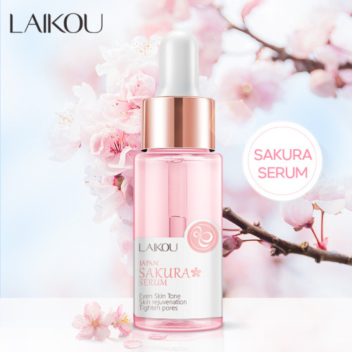 Laiko Japanese Cherry Blossom Essence Original Solution 17ml Facial Hydrating and Moisturizing English Packaging