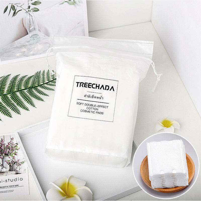 Thailand TREECHADA makeup remover cotton wet compress cleansing makeup remover pure cotton 225 pieces