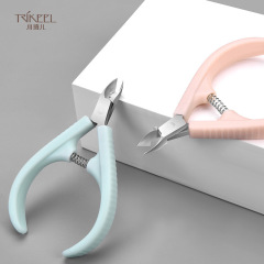 Chuanqi'er stainless steel dead skin scissors manicure professional oblique fingernail scissors toenail tool to remove dead skin