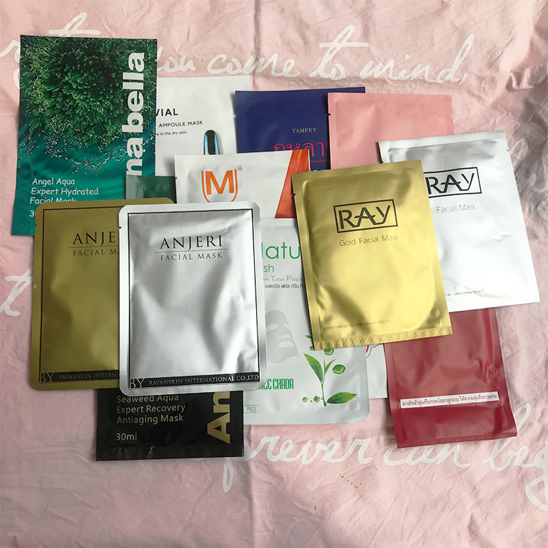 Area Thai facial mask/eye patch/lipstick/hand cream in bulk, internally intact