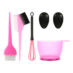 Haorui Hair Salon Hair Baking Tools Dyeing Cream Dyeing Perming Color Five-piece Set Hair Dyeing Bowl Brush Hair Dyeing Set