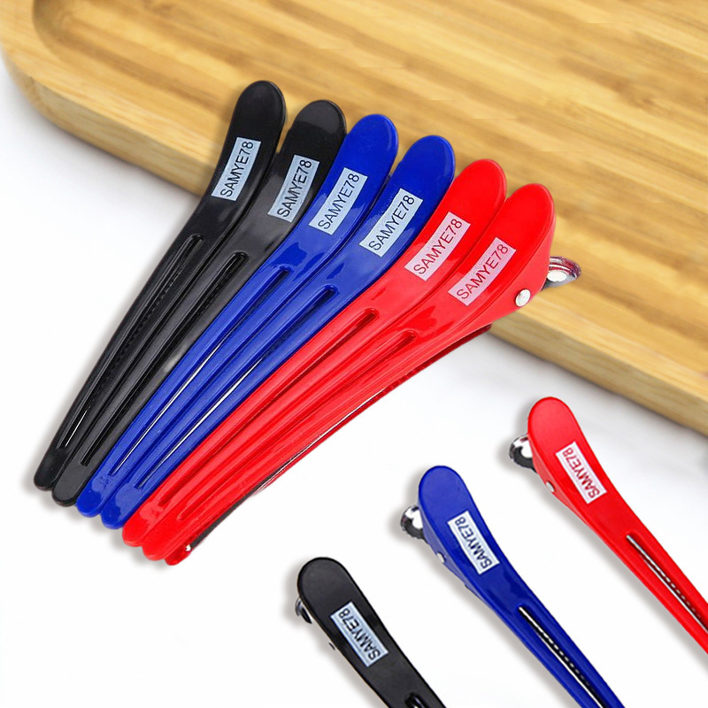 Ruihao produces hair salon clips, duckbill clips, hair clips, plastic clips, hairdressing tool partition clips