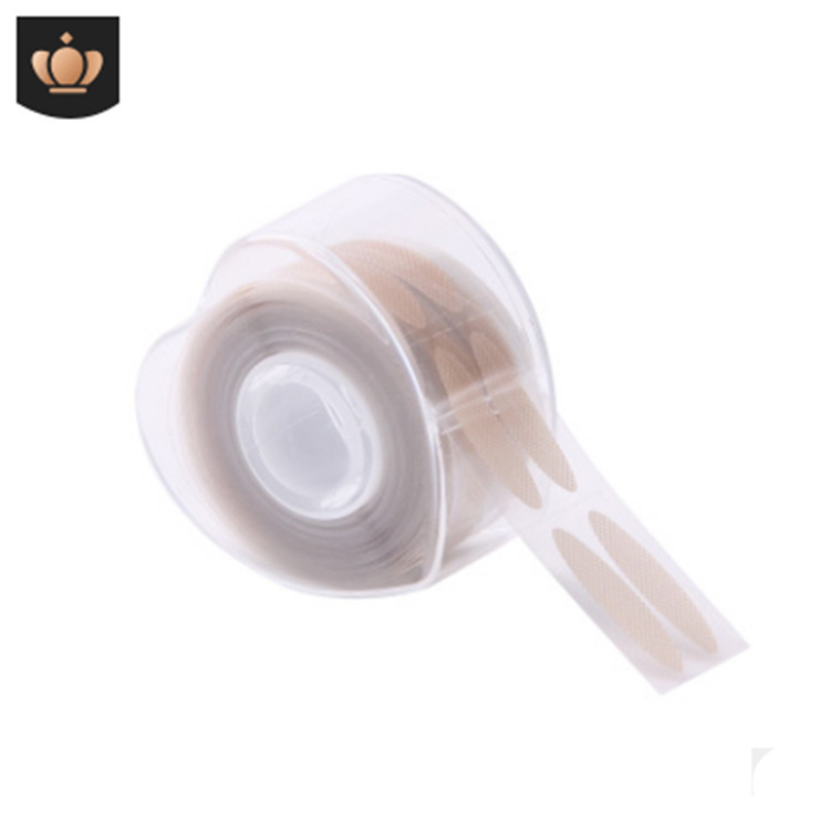 Glue-free invisible roll mesh double eyelid patch lace mesh breathable cylinder skin color flesh color natural eye patch C