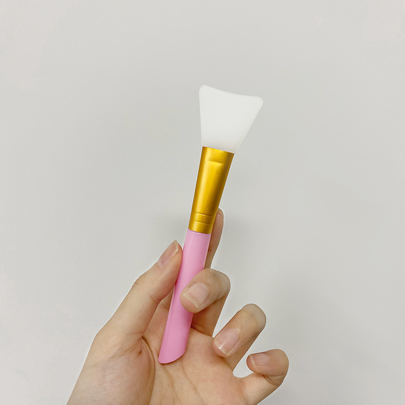 Facial Mask Brush Facial Mask Brush Silicone Facial Mask Brush Soft Head Beauty Brush Beauty Tools Mask Adjuster Stick Set Makeup Brush