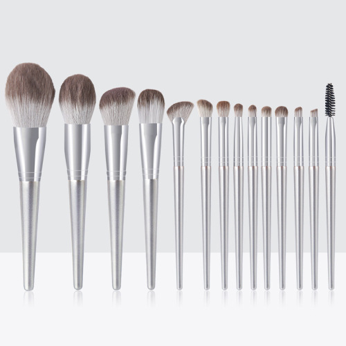 14 pcs Chujian makeup brushes 14 pcs Li classmate gray makeup brush set loose powder eye shadow original quality
