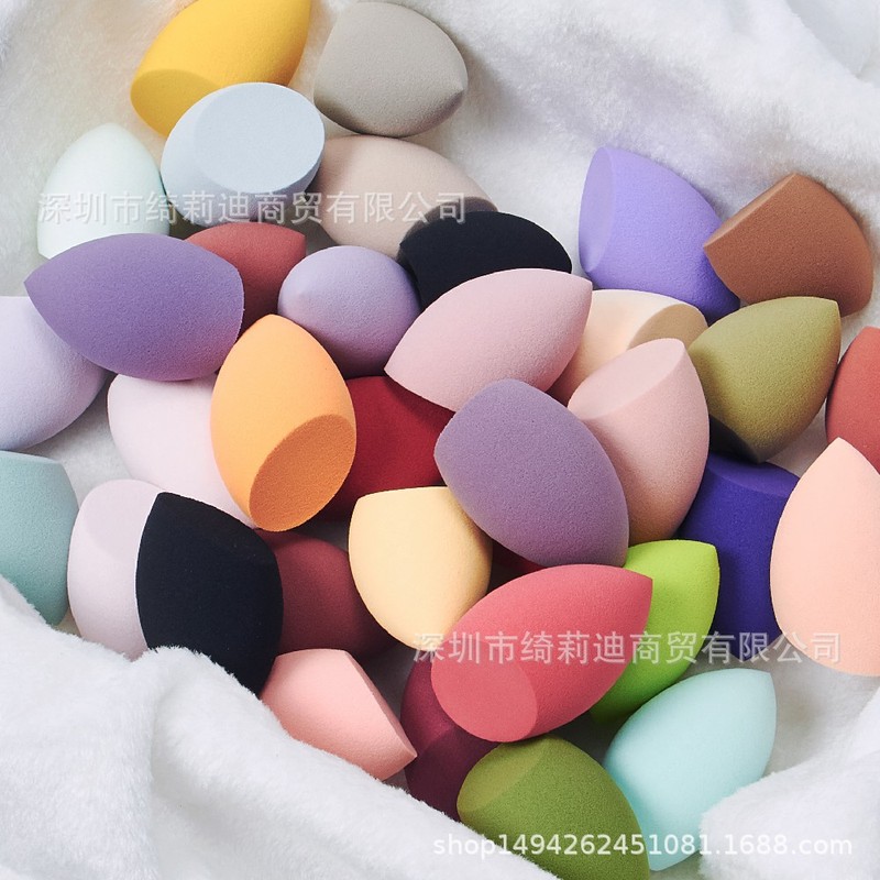 Giant soft large beveled non-latex makeup sponge egg-shaped powder puff BB cream makeup egg multi-color