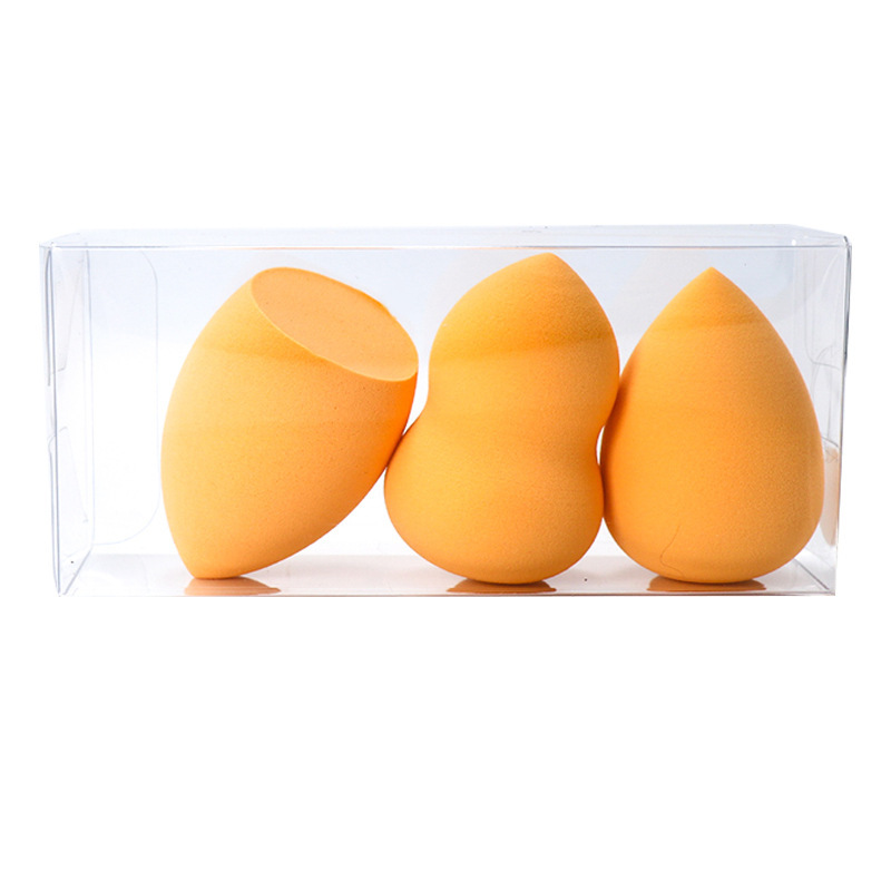 Super soft non-powder makeup egg set, wet and dry egg puff makeup tool box