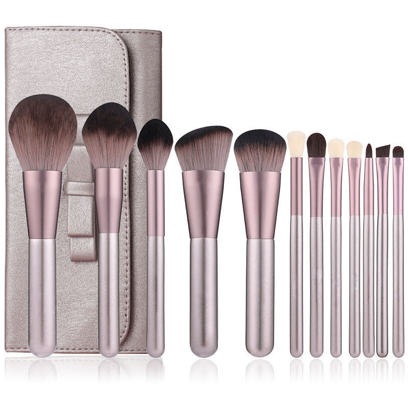 12 small grape makeup brush set, Cangzhou brush, soft bristle brush, eye shadow brush, powder brush, beauty tool brush