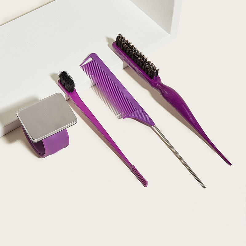 Hair salon tools, hair comb, magnet adsorption bracelet, hair clip, pat circle eyebrow brush, hair dyeing, styling and highlighting comb