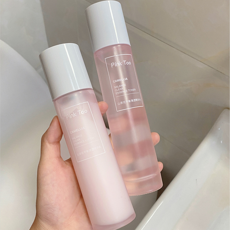 PicoRabbit Camellia Balancing Clear Essence Water Lotion Set Hydrating and Moisturizing Replenishes Skin Moisture Refreshing Skin Lotion
