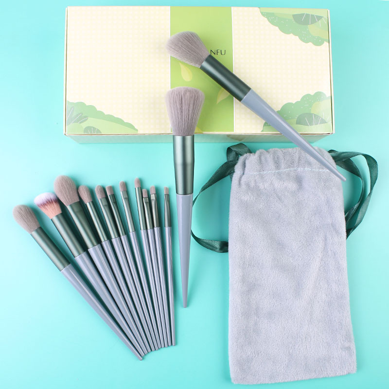 New 13-piece Sijiqing makeup brush set, eye shadow brush, high-gloss powder, blush brush, makeup brush, beauty tools
