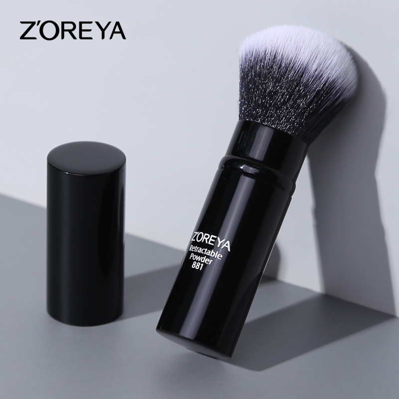 Zoelya multifunctional mini retractable brush Cangzhou black blush powder brush portable beauty tool makeup brush