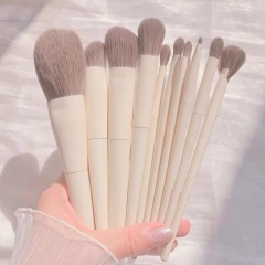 10 pieces of zero series makeup brush set for beginners, soft-bristled brushes that do not stick to powder and do not shed hair