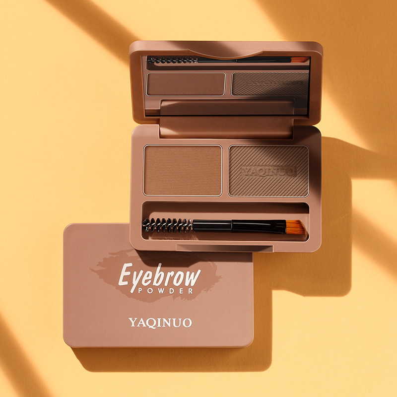 Jacino Silky Three-dimensional Eyebrow Powder Waterproof, Sweatproof and Not Easy to Smudge Beginners' Eyebrow Cream Makeup