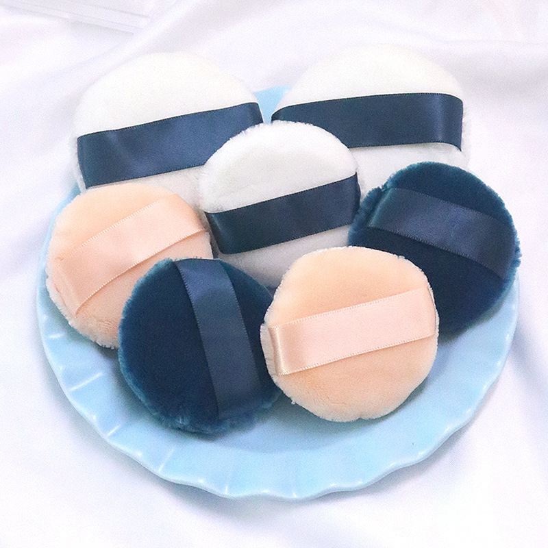 Gutu Japanese vertical velvet CP loose powder puff crystal velvet dry powder puff plush powder puff super soft