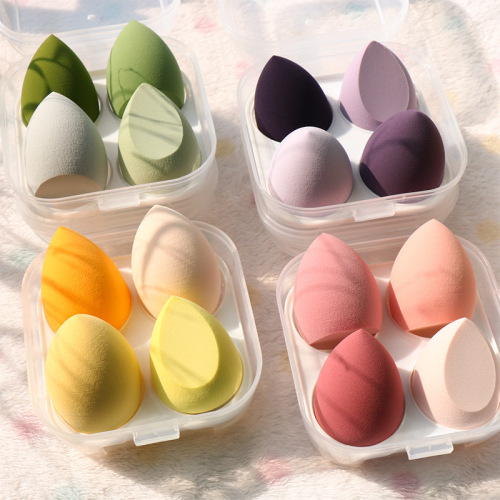 Boxed makeup egg, super soft, non-eating powder sponge egg, dry and wet dual-use air cushion puff makeup egg cut surface