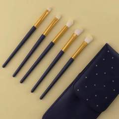 5-piece grape eye shadow brush set, soft-bristled eye brush, blending brush, eye makeup, nose shadow brush, makeup brush, eyeliner brush