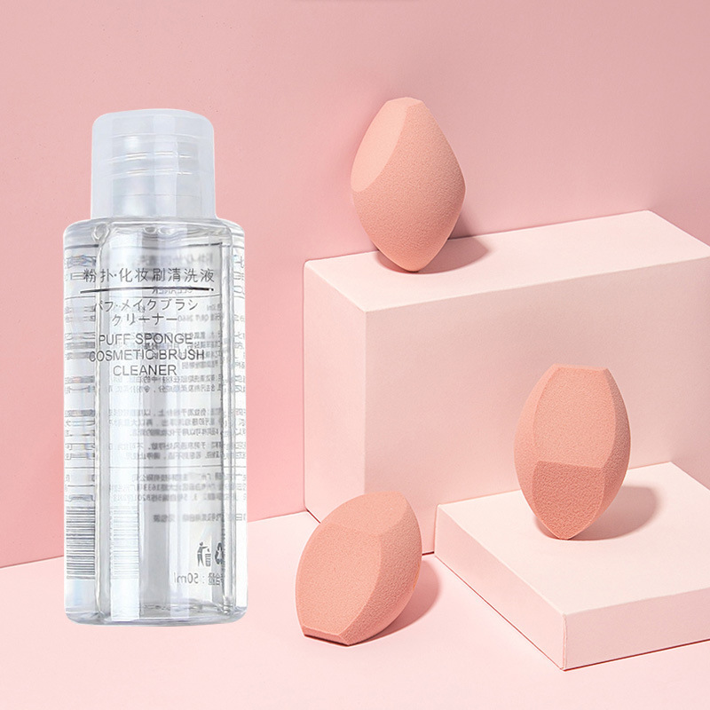 80ml powder puff cleaner, makeup brush cleaning fluid, beauty egg cleaner, powder puff makeup tool cleaning fluid