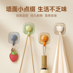 No punching hooks, strong adhesive wall hanging hooks, no punching hooks for clothes and hats, wall storage key hooks behind the door