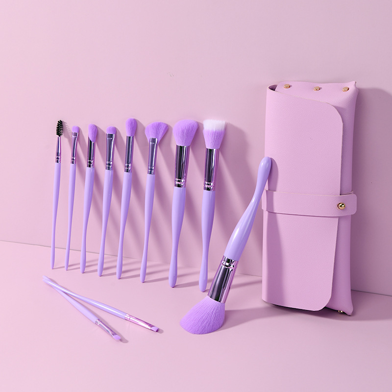 Golden Pink Beauty Cangzhou Makeup Brushes 8 Pieces Haima Series Makeup Brushes 11 Pieces Set 8 Single Eye and Face Brushes