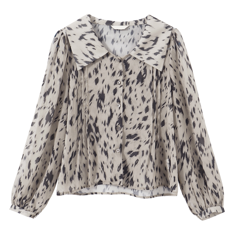2024 new early spring shirt with inner shirt for women, spring and autumn design, niche French chic tops and small shirts
