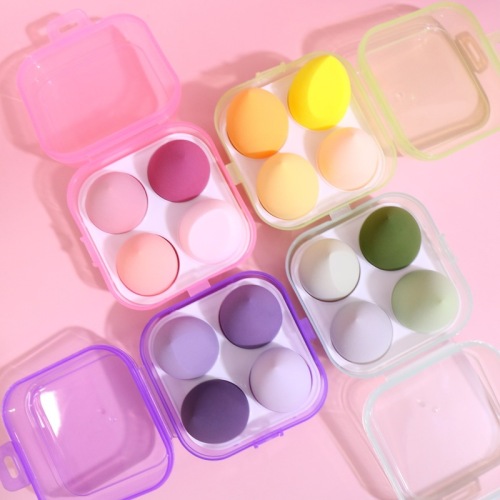 Super soft A-grade cosmetic egg, which becomes 2 times larger when soaked in water, super elastic, wet and dry cosmetic egg storage