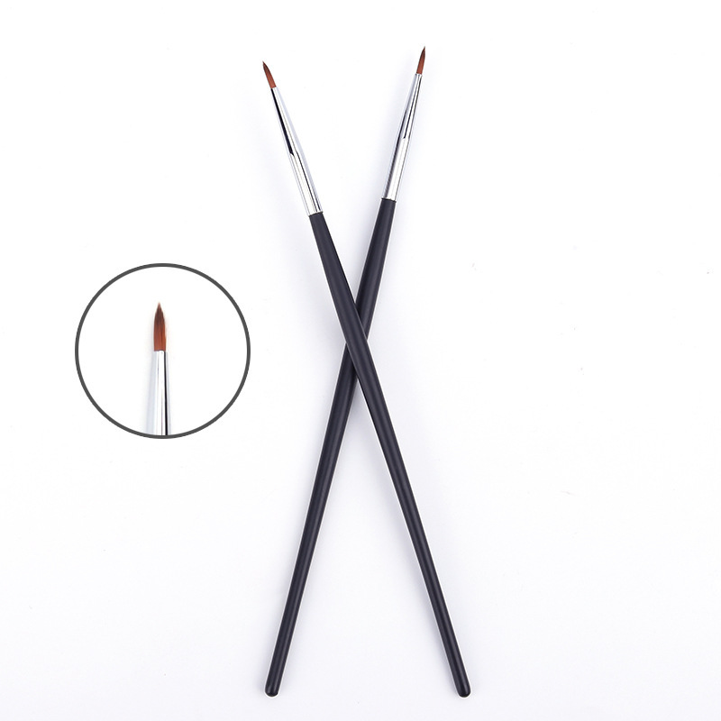 Double-ended concealer brush teacher's same style sponge-head eyeliner brush tear trough brush