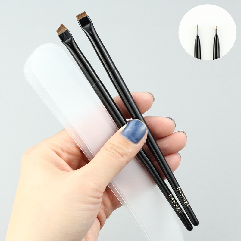 Blade ultra-thin ultra-fine flat eyeliner brush fine slanted eyebrow brush outline eyeliner