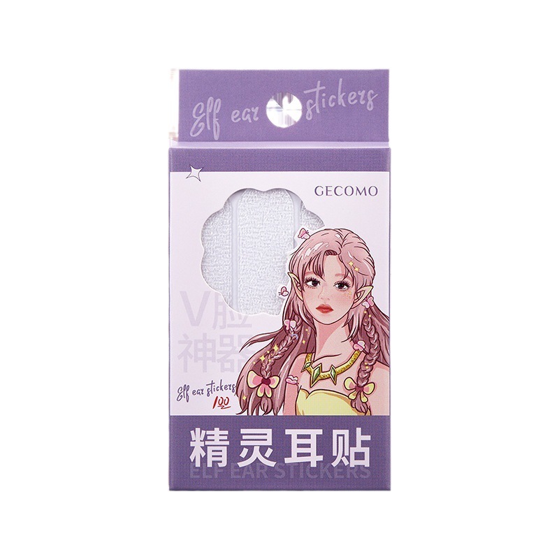 GECOMO Elf Ear Patch Artifact Internet celebrity Elf Ear Face Revealing Small Prick Ear Waterproof Invisible Support Shape Ear Patch