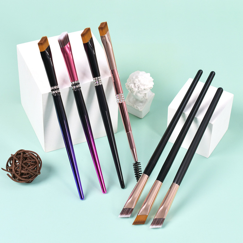 Square eyebrow brush cross-border hairline brush artifact hair flu wild eyebrow brush