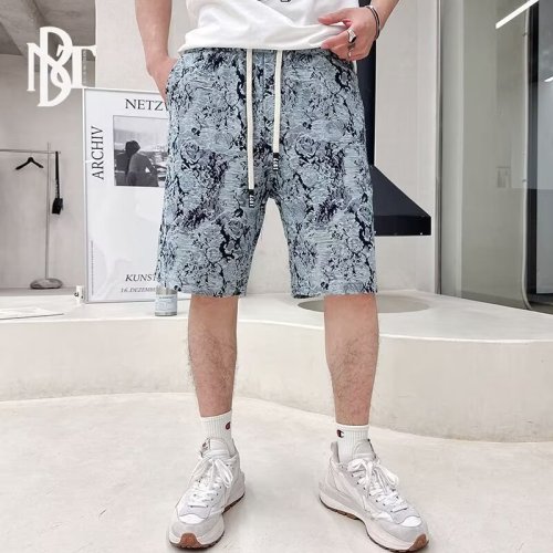 Summer thin quarter shorts for men, fashionable and versatile casual shorts for men