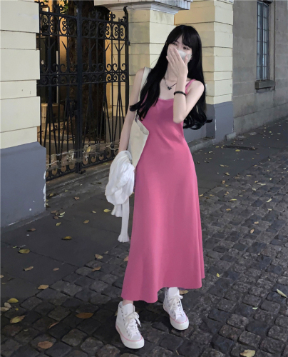 Dresses for women, new summer outer wear, hot girl chic waist slimming inner wear, long skirt with temperament