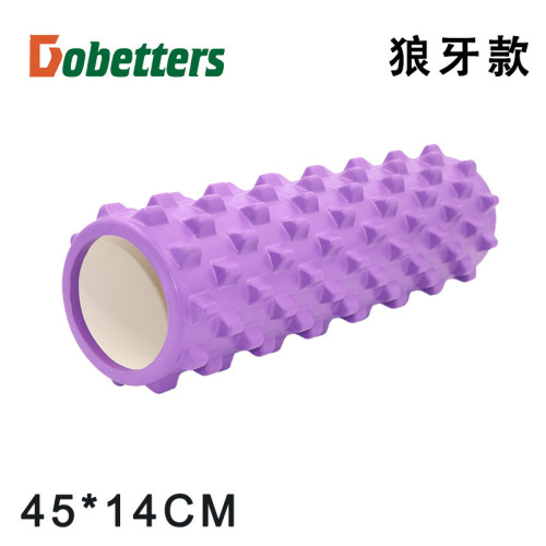 14*45cm yoga column balance stick mace Pilates column deep massage roller to relax muscles