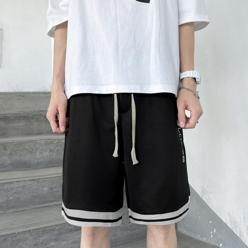 Summer sports shorts men's casual five-point pants ins trendy brand medium pants new men's pants loose outer wear large pants