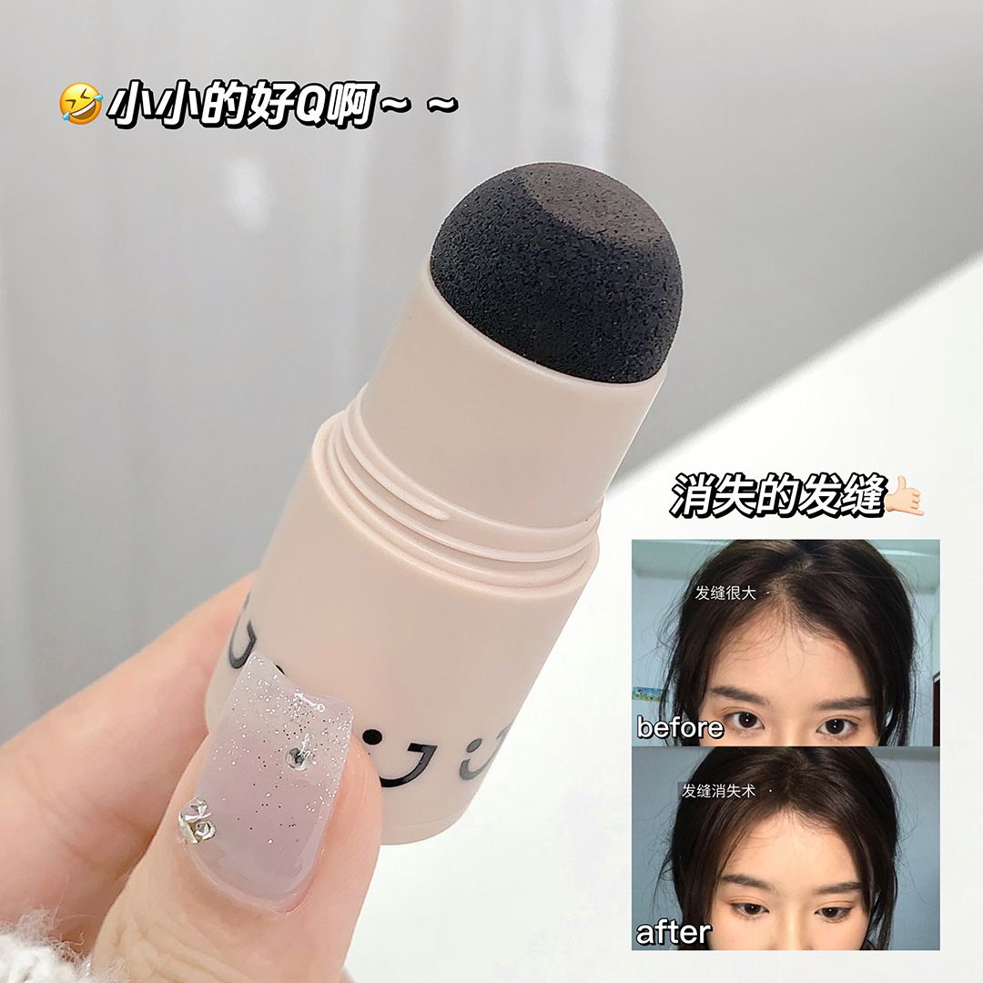 Hairline powder stick mud is waterproof and sweat-proof to cover hair seams and fill artifacts to repair hair and velvet pen for natural nose shadow repair