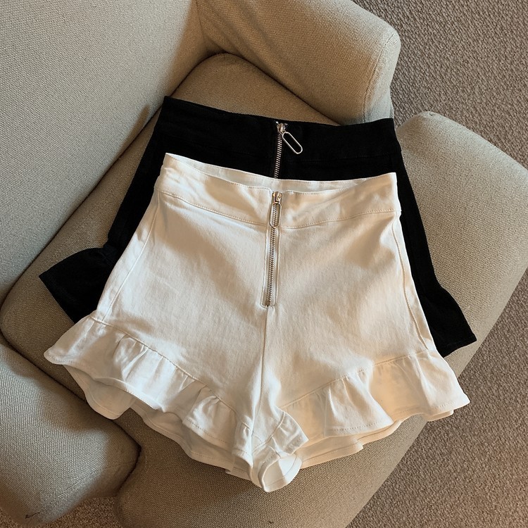 Summer Fashion Hot Girl High-Waisted Versatile Denim Short