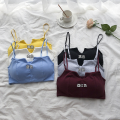 Real shot of underwear, anti-exposure, sexy beautiful back underwear for girls, no steel ring push-up bra, thin section tube top