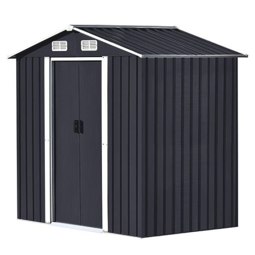 Balcony outdoor iron room, outdoor storage room, simple mobile temporary container mobile room, storage tool room