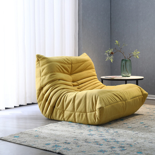 Factory direct sales Internet celebrity caterpillar technology cloth lazy sofa velvet simple modern living room bedroom single chair