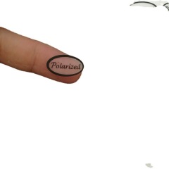 Glasses labels, electrostatic labeling for glasses, electrostatic stickers, electrostatic film labeling, polarize polarizers