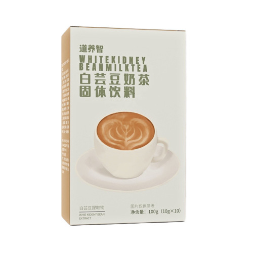 White kidney bean milk tea fat flow fitness control body satiety L-carnitine drink large meal meal replacement ketogenic light fasting wholesale