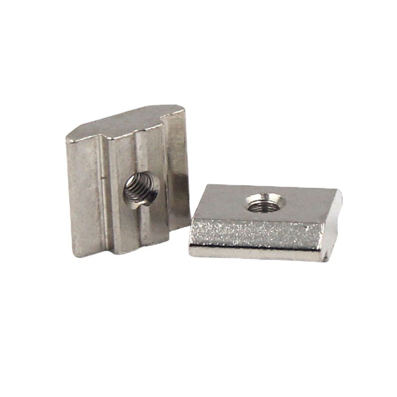 European standard slider nut aluminum alloy accessories M4M5M6M8 slider nut T-type accessories