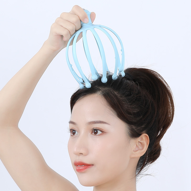 Head massager octopus scalp scratching itchy scalp ball massage claw non-soul extraction extractor artifact