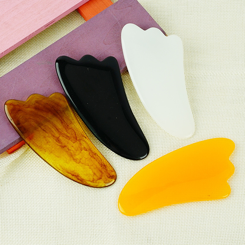 Bee wax scraping board, corner tip scraping board, horn double opening scraping board, yellow resin scraping board, meridian health care equipment